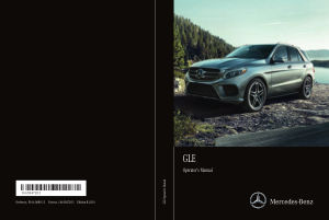 2016 Mercedes Benz GLE CLS E Coupe E Cab COMAND Operator Instruction Manual